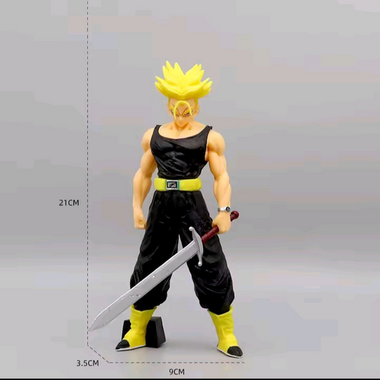 21CM Anime Dragon Ball Trunks Super Saiyan PVC Action Figure
